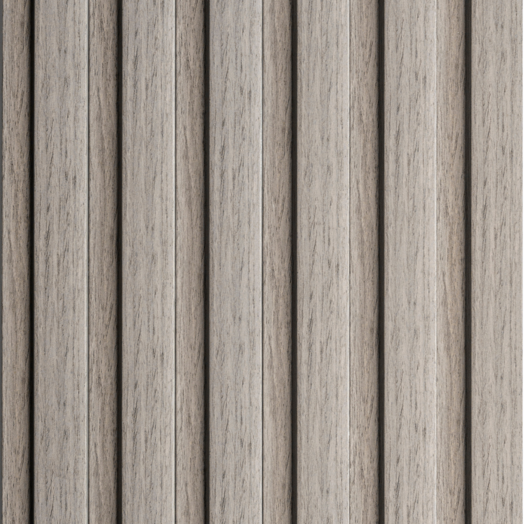 Gray Wooden Slat