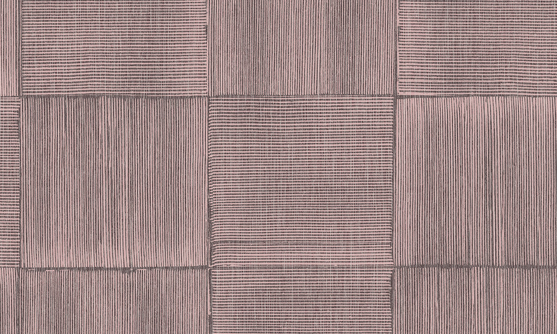 zoomed in pink geonetrical wallpaper with textured surface
