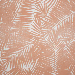 Pink palm like branches on the white backgound. Close up image