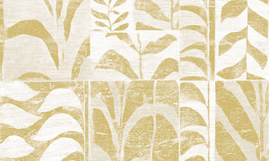 Golden Floral Wallpaper - AR006